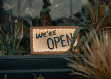open for business. How branding speaks for your company when you are not around.