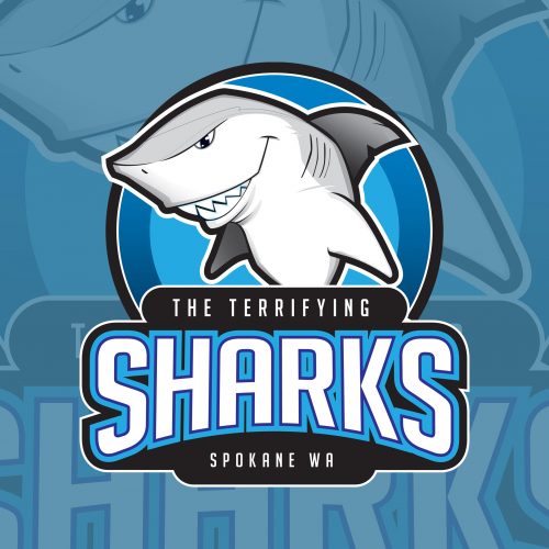 Sharks Team Mascot Logo